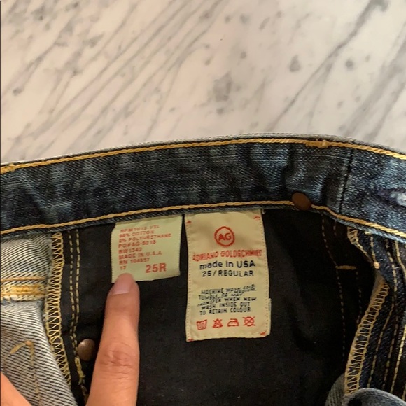 Authentic distressed AG “the angel” jeans - Picture 4 of 7